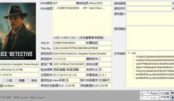 [NSZ] [天翼]黑色警探黑帮模拟器 美版 Noire Police Detective Gangster